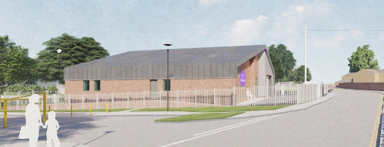 Visual of Side from Pack Horse Lane