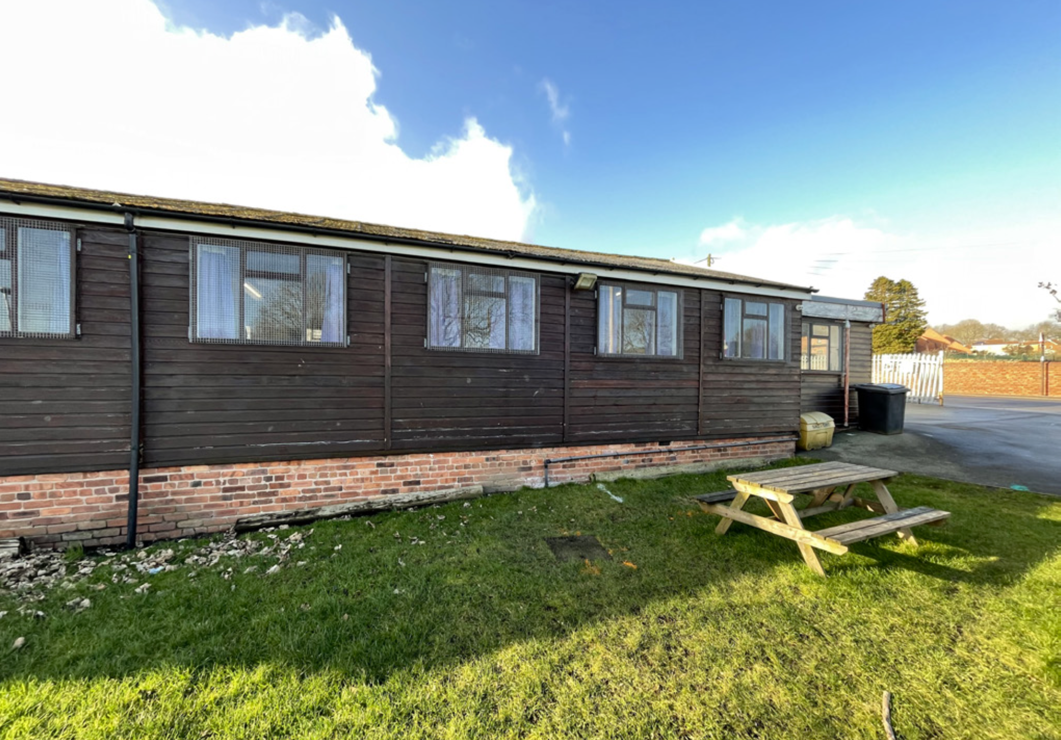 Side garden view of the old HQ